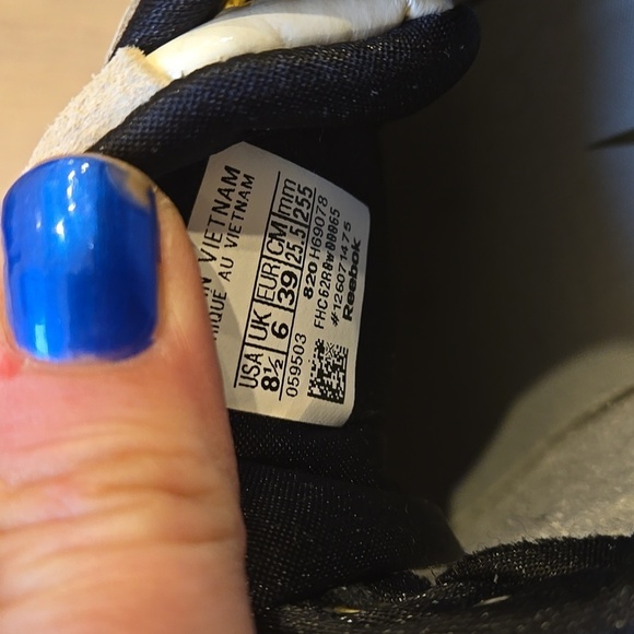 Reebok Cardi B x Club C Double Retro Shoe Ivory  Platform Sneakers size 8.5 - Picture 7 of 8